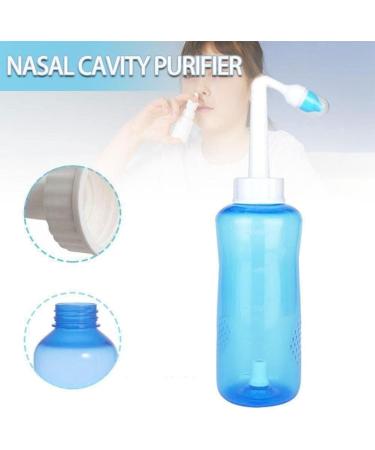 WNPXQNT Nose Nasal Wash System Pot Sinus Allergies Relief Rinse Blue 500mL Adults Plastic New Children Neti Equipment - Buy Online on GoSupps.com