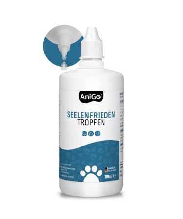 Anigo soul peace drop relax liquid anti-stress drops for dogs cats & pets sedatives against stress fear |Natural relaxation with high acceptance 110ml - Buy Online on GoSupps.com