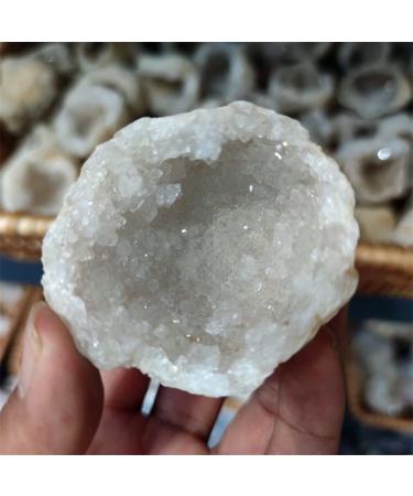 Natural Crystal Natural Agate Geode Raw Gemstone Crystal Hole Specimen Contains Reiki Clean Crystal Clusters Beautiful Stones ningxiao
