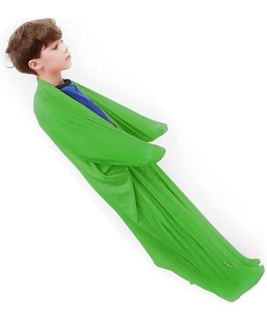 Bossge sensory body sock for children full body sock for adults offers deep pressure entry relaxing sensory toy for autistic children with sensory processing disorder m/medium-69*119cm green