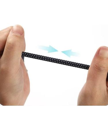 Buy Bupimufi Elastic Shoelaces for Kids - No-Tie Rubber Shoe Straps in Black & White - Quick Lock Solutions for Easy Use - Buy Online on GoSupps.com