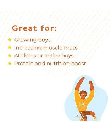 Healthy Heights Grow Daily Boys 10+ Chocolate Shake Mix - Pediatrician Developed Protein Powder - High Protein Nutritional Shake with Key Vitamins & Minerals - Buy Online on GoSupps.com