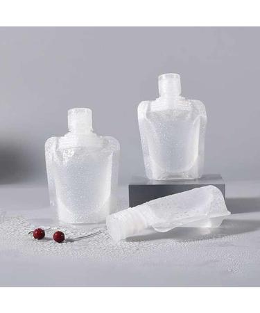 10pcs 30ml Liquid Packaging Bags - Leak-proof Refillable Squeeze Containers for Lotion Shampoo Face Cream | Travel-friendly Transparent Cosmetic Bags - Buy Online on GoSupps.com