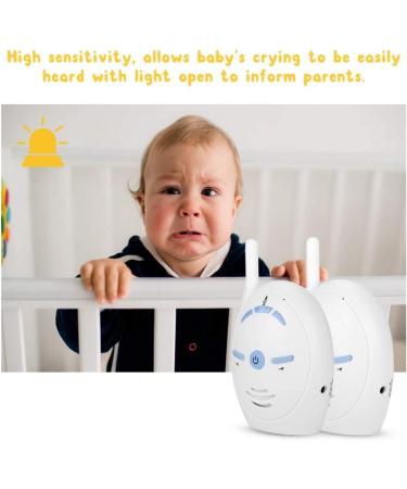 Digital Audio Baby Monitor with Nanny Intercom Surveillance System - Wireless Safety Camera & Electronic Alarm (White) - Buy Online on GoSupps.com