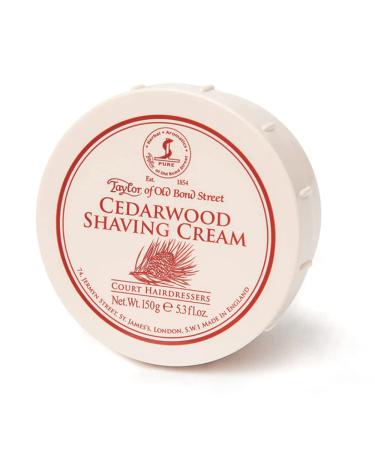 Taylor of Old Bond Cedarwood Shaving Cream, 0.33 Pound