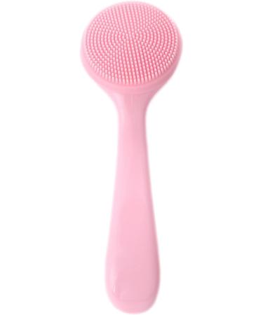 Facial Cleansing Brush - Silicone Face Skin Scrubbers Scrub Pad Manual Facial Cleansing Brush Skin Friendly Waterproof Face Cleaning Scrubber Pink - Buy Online on GoSupps.com