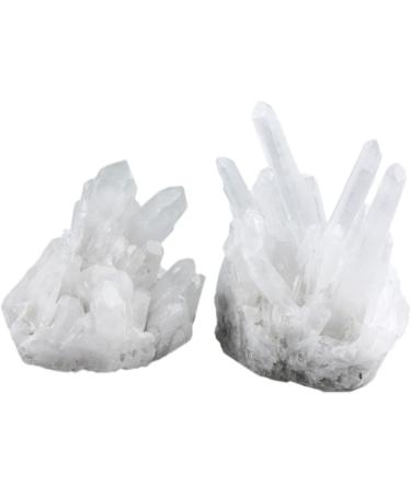 Nupuyai Natural Mountain Crystal Druse Rodstein - Irregular Crystal Cluster for Reiki Healing & Home Decoration - Medium Size Gemstone - Buy Online on GoSupps.com
