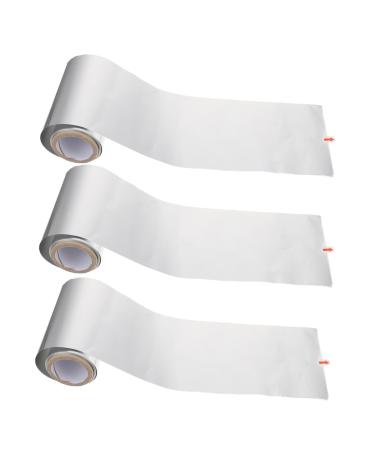 Lot De 3 Feuilles De Papier Aluminium 50m paisses Pour Coloration Et D coloration Cheveux Professionnelle Polyvalente Pour Salons De Coiffure Et Nail Art