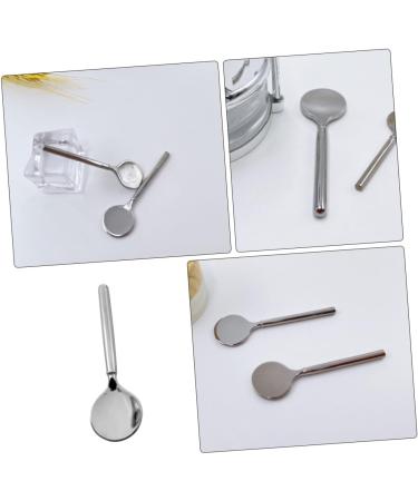 FRCOLOR Eye Cream Stick Beauty Scooper Skincare Tools Beauty Product Scoop Small Makeup Spoon Spoon Tools for Skincare Spoon for Skincare 7c Zinc Alloy Small Spoon Cosmetic 7.00X2.10X1.00CM Silver - Buy Online on GoSupps.com