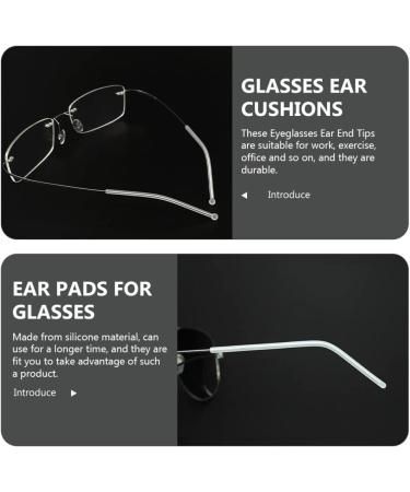 Tehaux Glasses Leg Covers - 12 Pairs of Durable Glasses Ear Pads for Comfort & Style - Buy Online on GoSupps.com