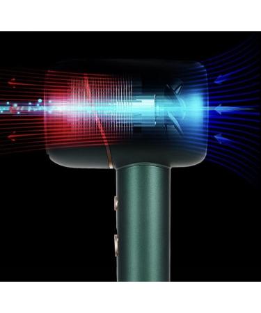 SHIDIAN Negative Ion Electric Hair Dryer Mini Portable Travel Hair Dryer Fast Drying Hot Air Comb Cold and Hot Air Constant Temperature Intelligent Hair Dryer Hair Protection - Buy Online on GoSupps.com