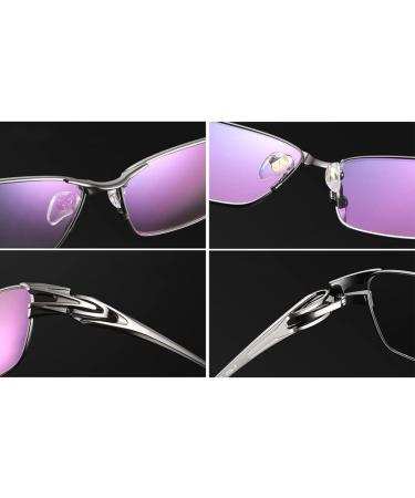 Riccie Anti-Blue Light HD Reading Glasses for Men - Reintitan 1.56 Aspherical Resin Anti-Fatigue Diopters +1.0 to +3.0 | International Shipping - Buy Online on GoSupps.com