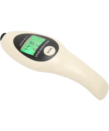 Facial Skin Tester Body Moisture Oily Tester Portable Digital Skin Moisture Tester with LED Screen White - Buy Online on GoSupps.com