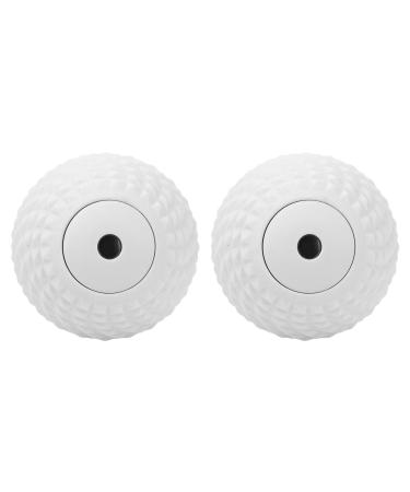 2-part gray-white fascia ball set versatile relieves pain trigger point ball improves flexibility increases the sporting performance deep relaxation with