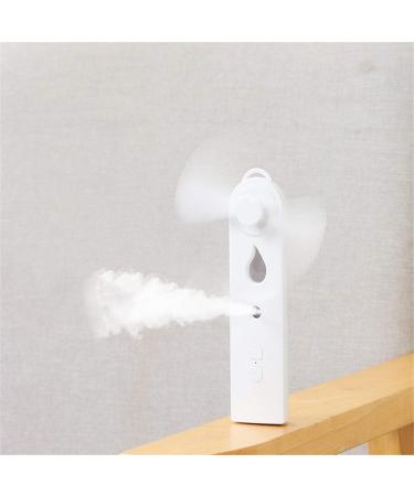 Portable 2 in 1 Mini Fan Humidifier USB Rechargeable Handheld Fan Water Spray Mist Fan Face Steamer Air Conditioner for Outdoor (Color : Pink) yubin1993 (Color : White) - Buy Online on GoSupps.com