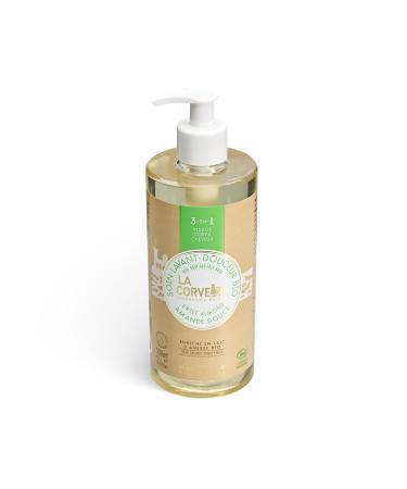 The Corvette La Corvette Liquid soap 3in1 sweet almond face body hair with donkey milk certified organic 500 ml