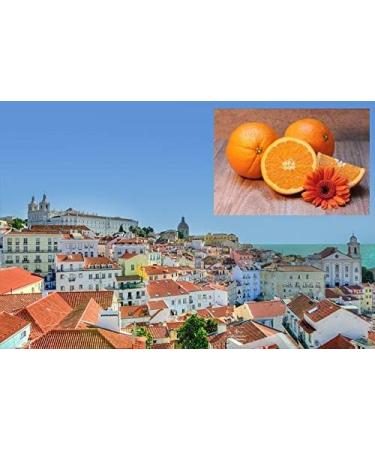 Sauna Infusion Concentrate - Portuguese Orange 1L | Eco-Friendly HDPE Bottle with Dropper Cap & Child Safety Lock | Enhance Your Sauna Experience - Buy Online on GoSupps.com