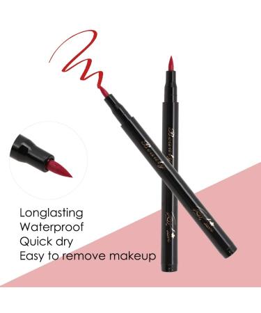 Long Lasting Waterproof Red Eyeliner Pencil - Best Cosmetic Tool for Flawless Eye Makeup - Buy Online on GoSupps.com