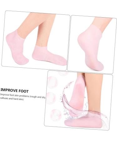 SOESFOUFU 1 Set Hydrating Sock Gloves Cracked Heel Treatment Sock Gel Spa Gloves Gel Boat Socks Moisturizing Foot Socks Moisturizing Spa Gloves Cracked Gloves Sokcs Protector Repair - Buy Online on GoSupps.com