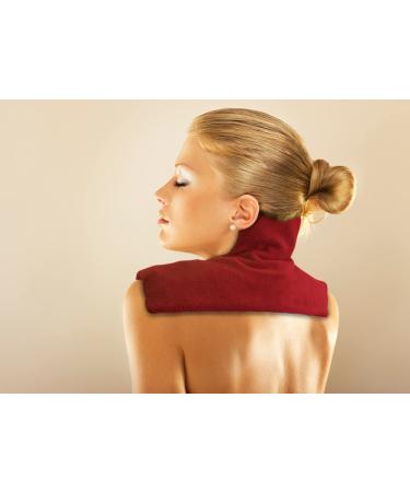 Moor neck warmer 29x39 cm with fleece cover in blackberry neck pillow heat pad heat compress heating pad - Buy Online on GoSupps.com