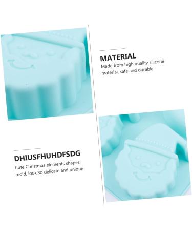 ifundom Resin Molds Christmas 6 Grids Silicone Cake Mold DIY Kitchen Baking Mold (Old Man Snowman) Christmas Cake 28.6X16X2.5CM As Shown - Buy Online on GoSupps.com