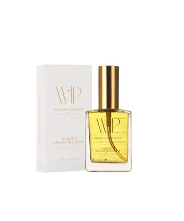 Wip Crown 11 Argan Infused Hair Oil | Argan Oil and Shea butter extracts | For all hair types - 1.69 Fl Oz/50 ml