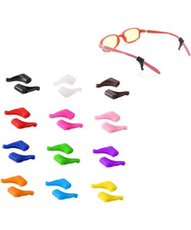 Buy Doitool 24 Pairs Silicone Anti-Slip Glasses Ears Tube Hook - Slide-Resistant Brass Earrings for Eyewear - International Shipping Available - Buy Online on GoSupps.com
