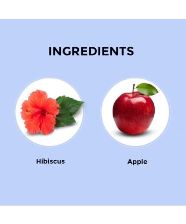 BLUE TEA - Hibiscus Apple Herbal Tea - 18 Tea Bags | CAFFEINE FREE | CHRISTMAS TEA GIFTS | Farm Packed Tea | Vegan - Gluten Free - Non-GMO | Tin Pack - Buy Online on GoSupps.com