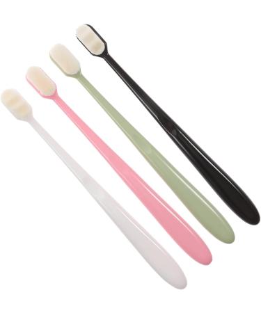 Minkissy Portable Toothbrush Set - 8 Soft Bristles for Adults & Kids | Sensitive Cleaning | Premium PP Household Hand Toothbrushes - Buy Online on GoSupps.com