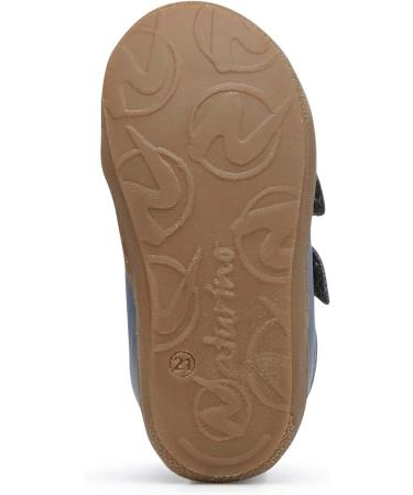 Naturino Cocoon VL-Leather First-Steps Shoes - 2 UK, Celeste - Buy Online on GoSupps.com