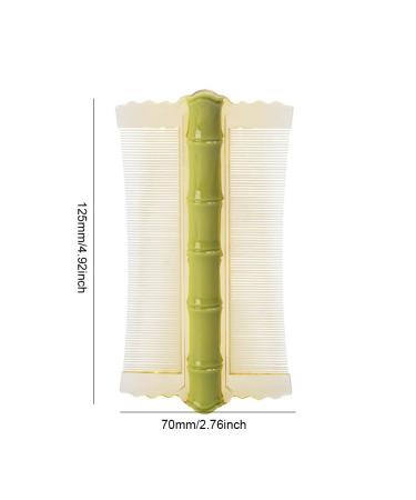 LoveHomily Liebkamm Double-Sided Scalp Massage Comb - Bamboo Hair Nursing Comb for Adults & Kids - Eco-Friendly Green - Buy Online on GoSupps.com