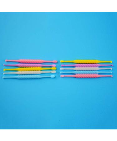 12Pcs Disposable Ear Pick Earwax Removal Curette Spoon for Personal Care - Plastic Ear Clean Tool, 9x0.4x0.4cm - Buy Online on GoSupps.com