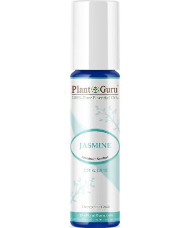 Jasmine Sambac Absolute Essential Oil Roll-On 10ml - 100% Pure & Pre-Diluted Therapeutic Grade for Relaxation & Wellness - International Shipping Available - Buy Online on GoSupps.com