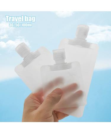 30/50/100ml Shampoo Makeup Fluid Sub Bottle Transparent Clamshell Packaging Bag Refillable Squeeze Pouches Portable Plastic Travel Fluid Pouches for Lotion Shampoo Face Cream-20pcs (50 ml) - Buy Online on GoSupps.com