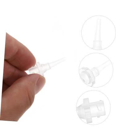 Didiseaon 100pcs Ear Cleaning Nozzle Washer Accessories | Disposable Ear Wax Removal Tips | PVC Ear Cleaning Kit Tool for Effective Irrigation - Buy Online on GoSupps.com