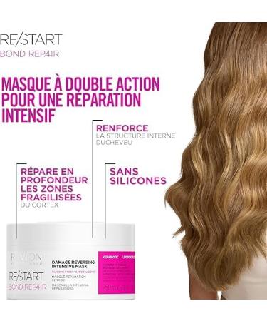  REVLON PROFESSIONAL Revlon Professional Re/Start Bond Repair Intensive Repair Mask for intensive recovery | Silicone-free and vegan | Reverse hair damage | Deep-filling care for damaged hair 250 ml - Buy Online on GoSupps.com