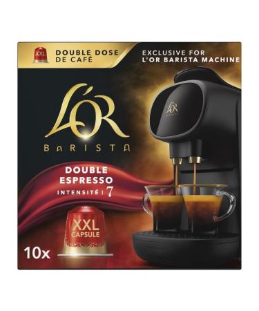 G n rique L'OR Barista Double Splendente - Coffee Capsules - Intensity 9-20 Drinks - For Intense Coffee Lovers - 104g - Pack of 3