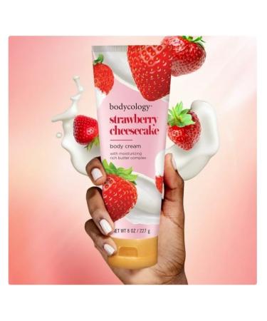 Buy Strawberry Cheesecake Shea Butter Body Cream - 8 Oz | Moisturizing Lotion for Soft Skin - International Shipping Available - Buy Online on GoSupps.com