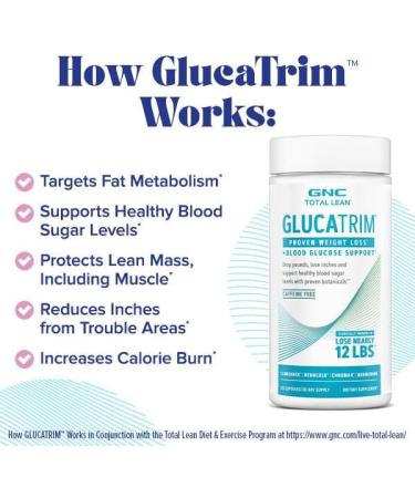 GNC Total Lean GlucaTrim - 120 Capsules - Buy Online on GoSupps.com