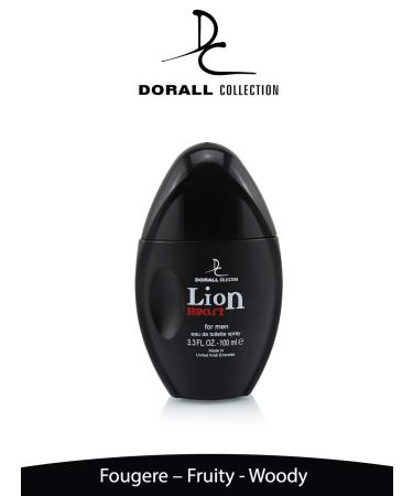 Lion Heart By Dorall Collection Eau De Toilette 100ml Spray Cologne For Men - Buy Online on GoSupps.com