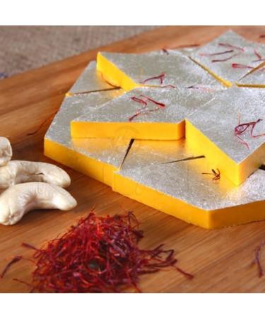 Rakhi Diwali Special (Kesar Kaju katli) Mithai Gift Hamper for Brother Sister Delicious Indian Traditional Sweets Best Gift For All Occasions Tasty Treat For Family & Friends Sold By Kidzbuzz (800g) - Buy Online on GoSupps.com