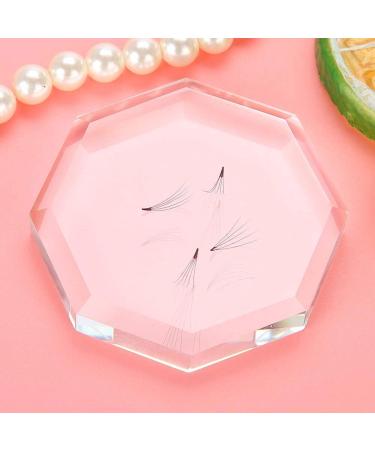 Glass False Eyelash Adhesive Glue Dish Lashes Grafting Pads Eyelash Glue Mixing Dish for Holding Eyelashes During Extension Application - Buy Online on GoSupps.com