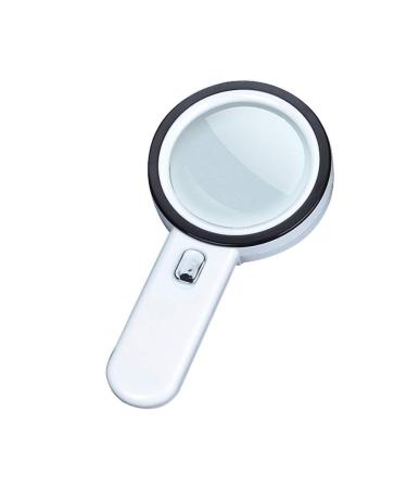 High-Powered Handheld Magnifying Glass with LED Light HD Reading Scientist Extra Large 100MM Mobile Phone Repair Portable Expansion Mirror Made in China