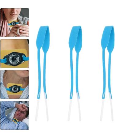 COHEALI Trachea Fixation Band 3Pcs Professional Tracheotomy Fixed Bands Tracheostomy Protect Tracheostomy Fixators (Sky-blue) - Buy Online on GoSupps.com