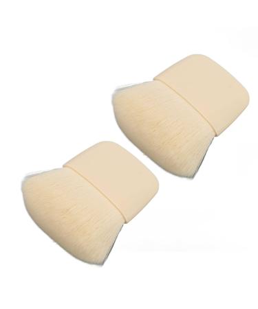 Zetiling Soft Bristles Mini Makeup Brush Portable Small Loose Powder Brush for Blush Foundation with Comfortable Handle Multi Functional Makeup Brush for