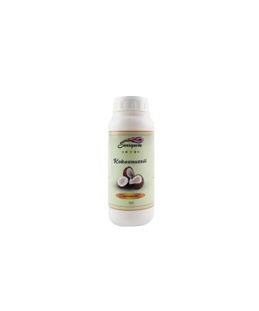 Coconut oil refined 1 liter massage oil suitable as skin care and massage oil liquid coconut oil