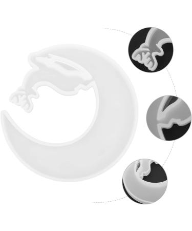 STOBOK Silicone Mold Tool Tray Jewelry Tray Resin Casting Molds Silica Moon Shaped Mold Supplies Self Made White 13.5X12CM - Buy Online on GoSupps.com