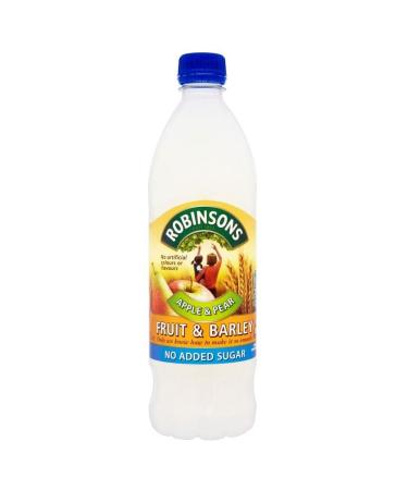 Robinsons Robinsons Fruit & Barley Apple & Pear Squash No Added Sugar (1L) - Pack of 6