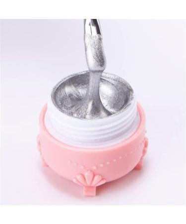 FN Grace Gold Silver Gel Paint Nail Polish - Soak Off UV Home Salon Manicure - 2 Count - Buy Online on GoSupps.com