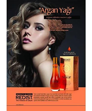  Redist Redist Moroccan Argan Oil Set of 3 x 100ml bottles of argan oil for hair care Leave-in treatment oil | Scalp oil | Argan oil for the face | Conditioner - Buy Online on GoSupps.com